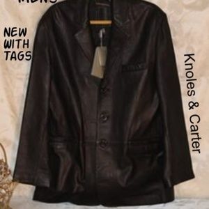 New With Tags Knoles and Carter Lamb Skin Jacket